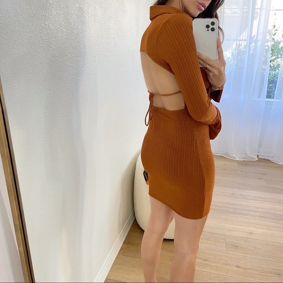 Too Hot To Handle Open Back Dress - Picture 7 of 8